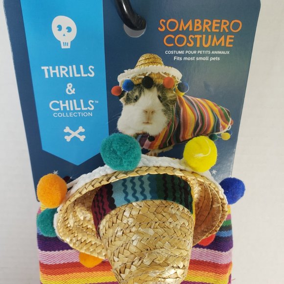 Sombrero Costume for Small Pets - Picture 2 of 4